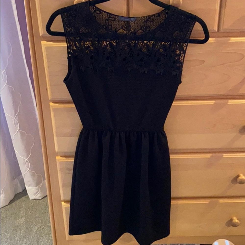 Soprano Black cut out top dress